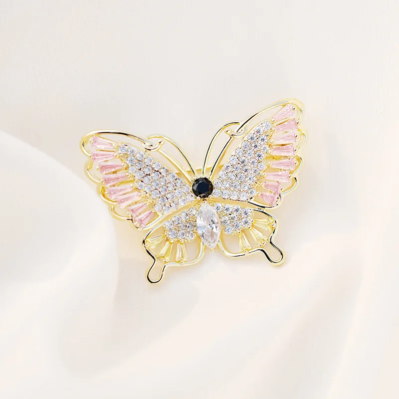 

The New High-End Dragonfly Brooch Crystal Temperament Lady Butterfly Brooch Fashion Dress Accessories Coat Cute Insect Jewelry