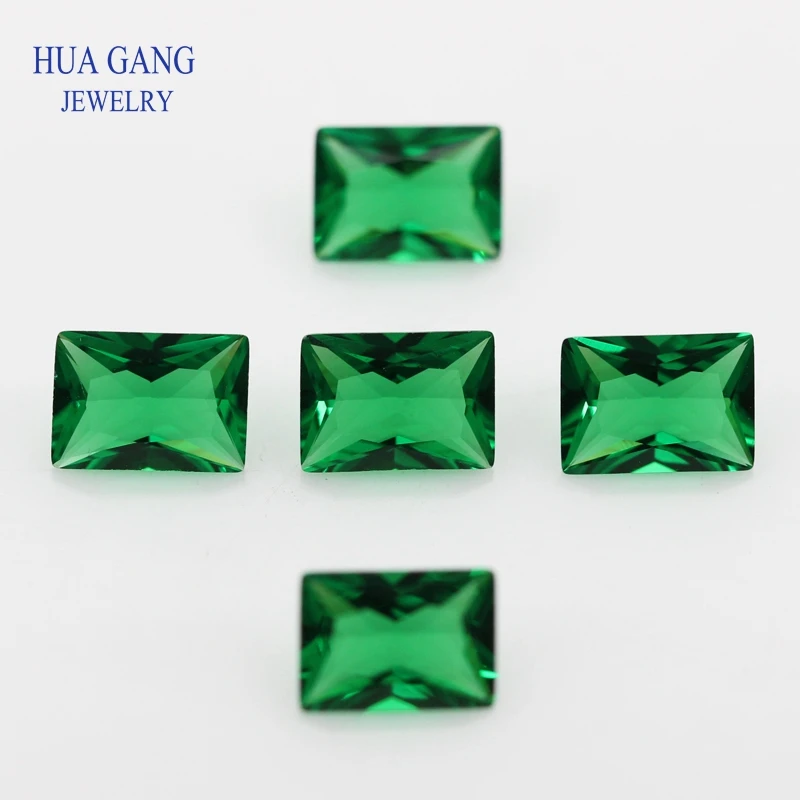 Зеленый нано-камень прямоугольной формы искусственные камни для изготовления