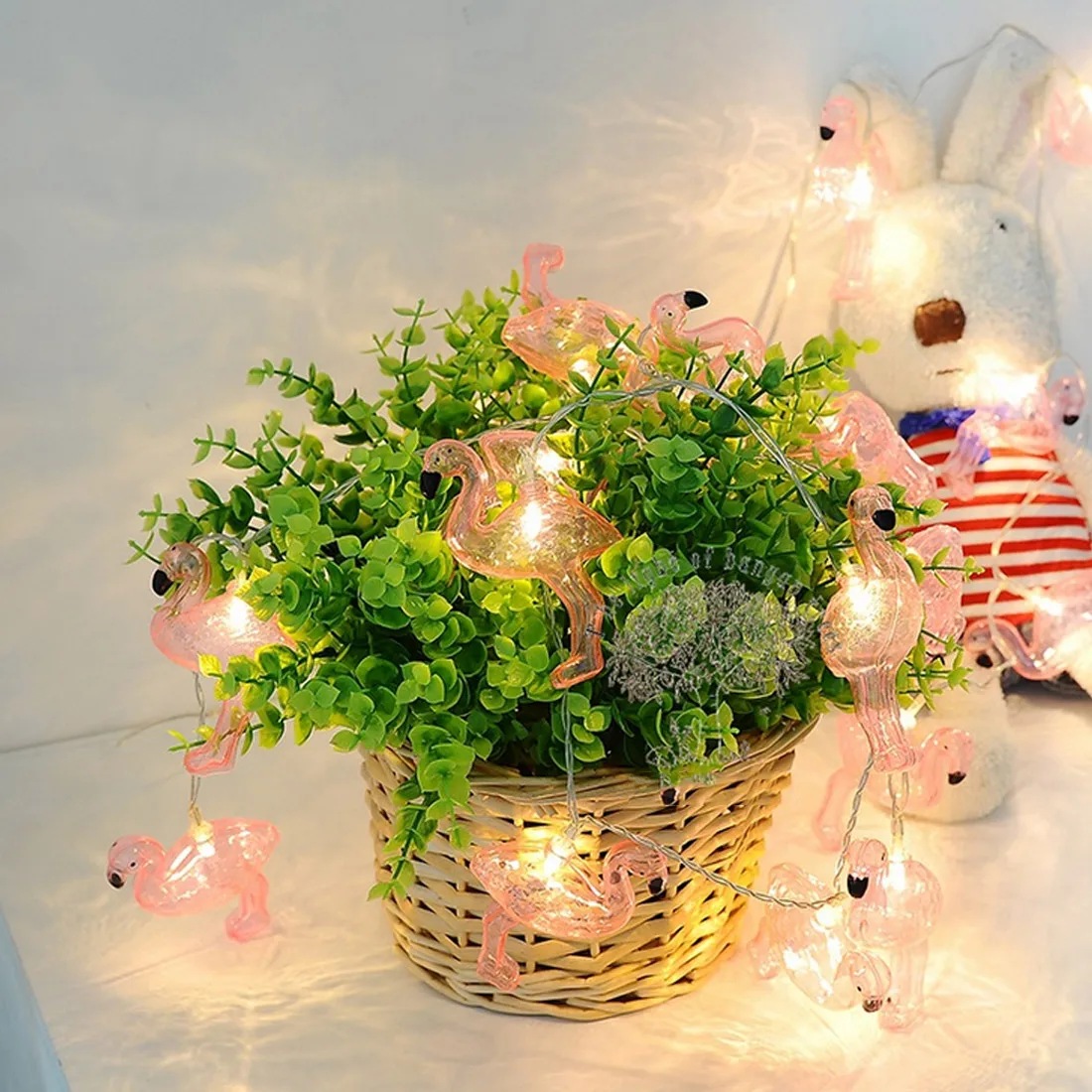 

Ночсветильник с милым 3d-фламинго, домашний праздничный декор, светодиодная лампа для свадьбы, дня рождения, гававечерние, украшение для спа...