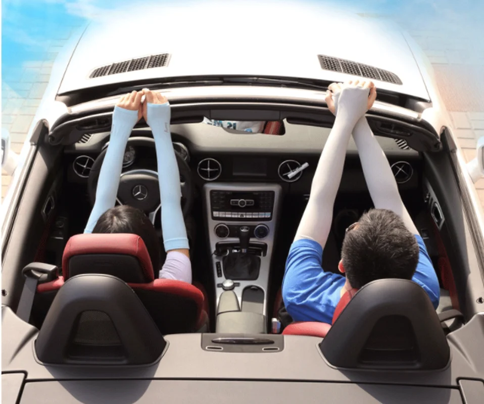 Новинка 1 пара солнцезащитные нарукавники охлаждающие манжеты УФ защита для