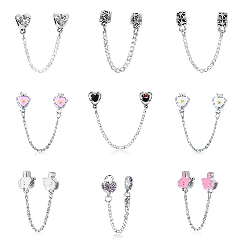 Fit Pandora Подвески Серебро 925 оригинальный браслет ювелирные изделия День Святого