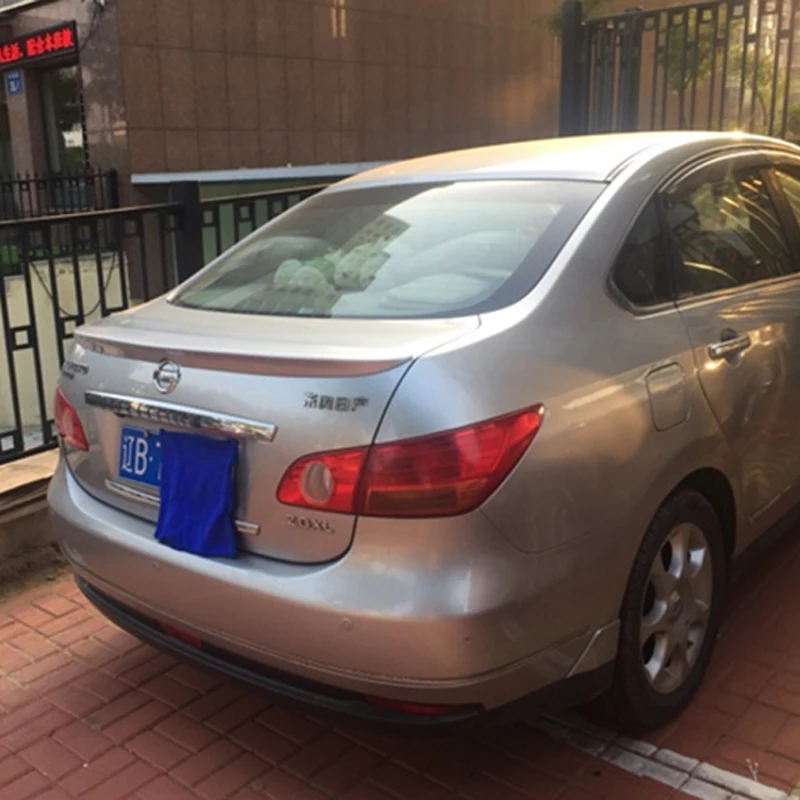Задний спойлер для Nissan Sylphy Sentra 2007 2011 направляющая багажника праймер высокого