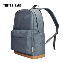 TINYAT Men 15 Inch Laptop Backpack with USB Men Backpacks School Leisure Backpacks for Teenagers Travel Women Shoulder bags