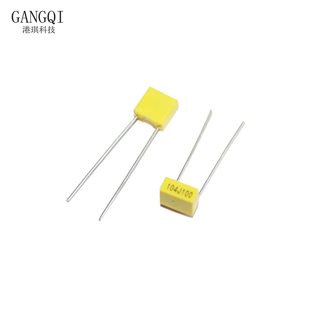10PCS 63V 100V 250V 630V Polypropylene Safety Plastic Film 102J 103J 474 100J 105J 1/10/100nF 0.1uF 1UF Correction Capacitor | Электронные