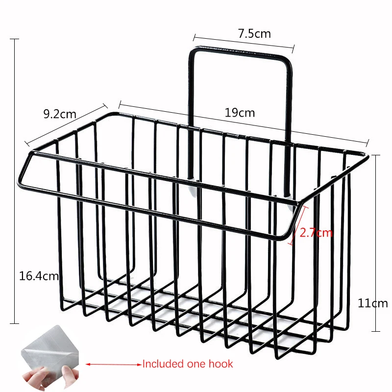 

Hanging Storage Rack Kitchen Rag Dish Cloth Sponge Holder Storage Basket Bathroom Shampoo Towel Drain Rack Kitchen Organizer