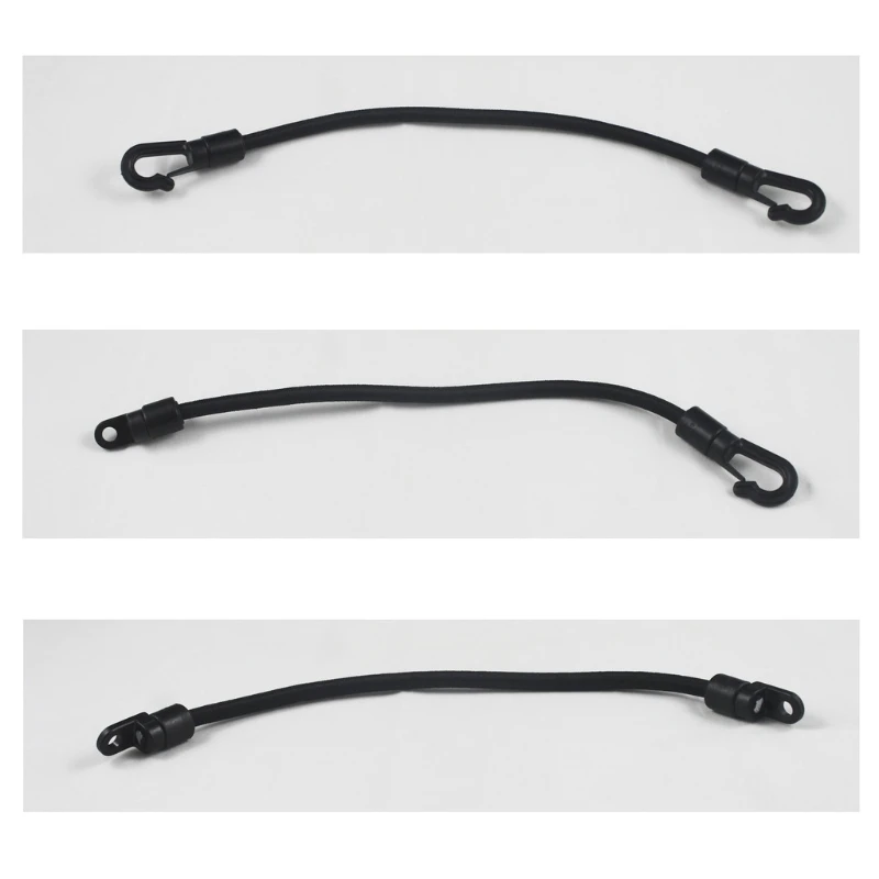 

Shock Cord Hook 10pcs Bungee Terminal End Tabbed S Hooks for 1/4" Bungee to Use on Kayaks