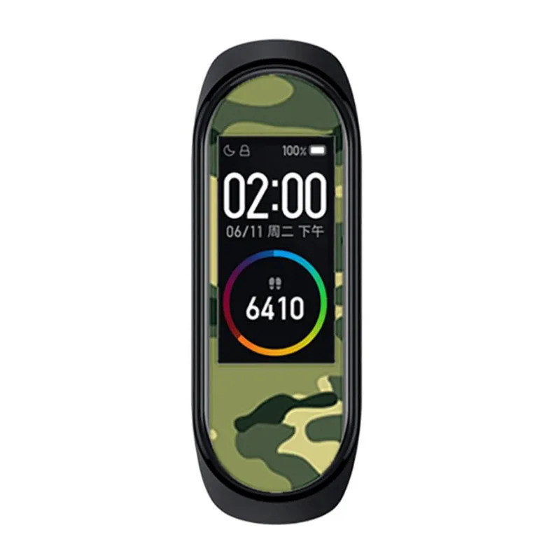 Крутой супергерой Marvel красочная Защитная пленка для Xiaomi mi браслет miband 4 Band4 Sport mi band4 NFC Защитная крышка для экрана - Цвет: 36