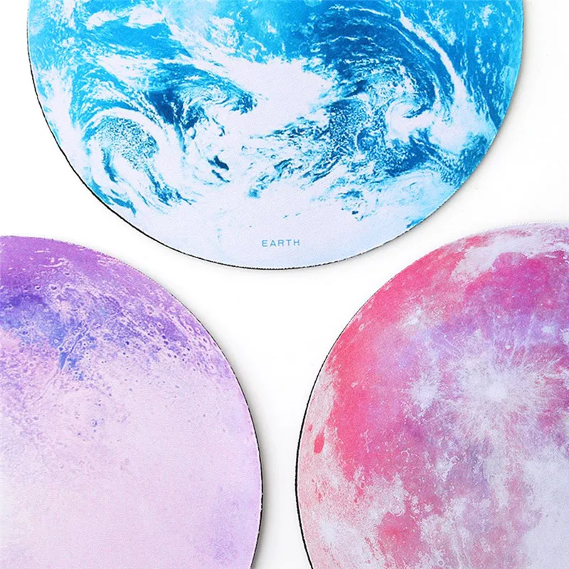 Круглый Аниме Коврик для мыши серия планеты коврик