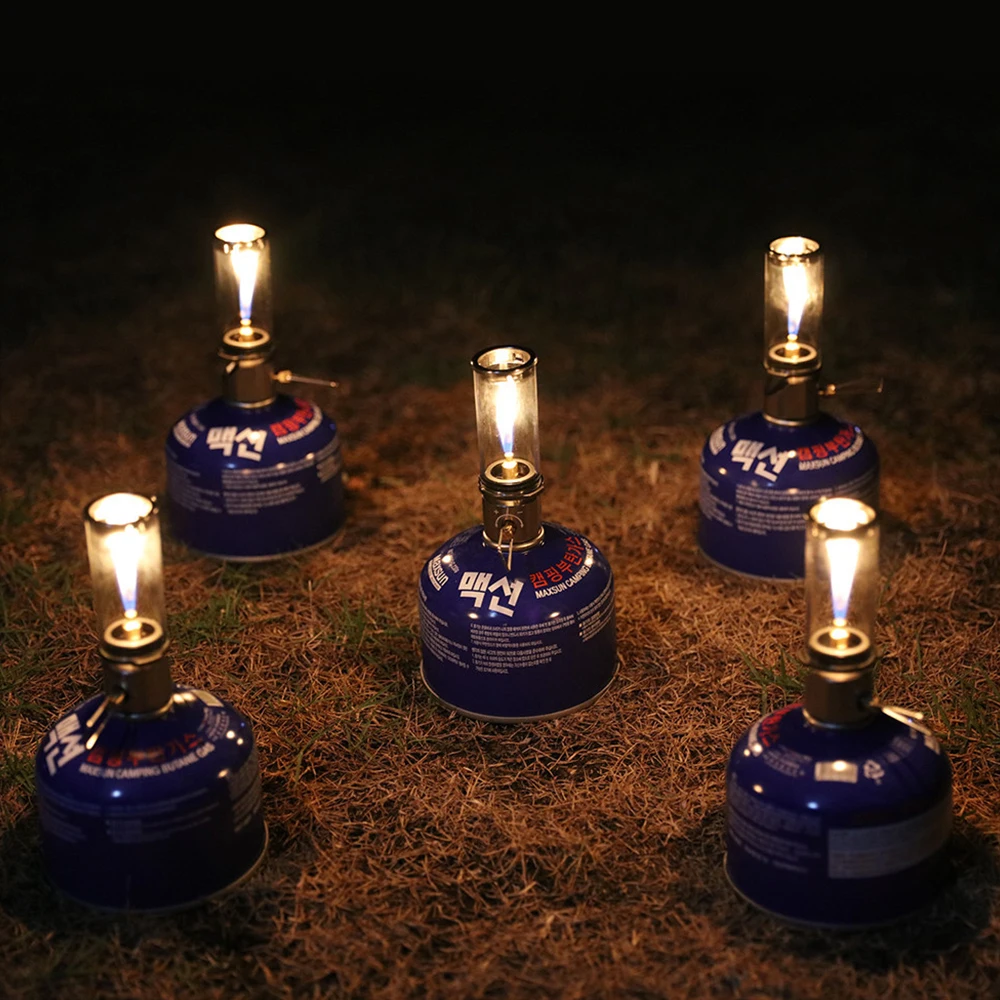 outdoor camping mini gas light ultralight tent lighting emergency night for travel and hiking | Спорт и развлечения