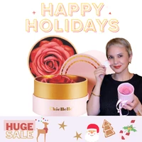 high end gift box makeup facial blusher long lasting cheek contour rouge flower petals 3d rose highlight blush