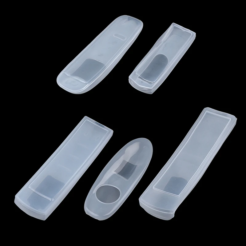 1pc Transparent Dust Protect Protective Storage Bag Portable Silicone Air Condition Control Case TV Remote Cover |