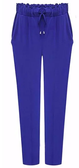 Осень 2019 европейский стиль повседневные свободные Стрейчевые женские шаровары