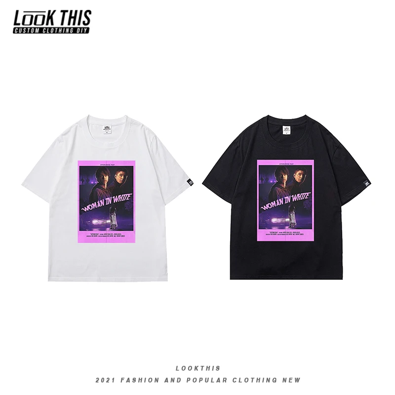 

Men T-shirt Supernatural American TV Series Patterned Streetwear Short Sleeve T-shirts Oversized T-shirt Male T-shirts Unisex