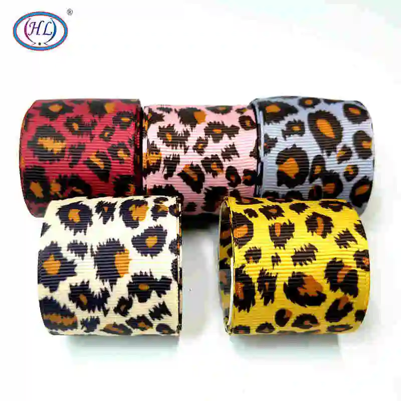 HL 38 мм 2 ярдов/5 ярдов леопардовые корсажные ленты украшения свадебной DIY швейная
