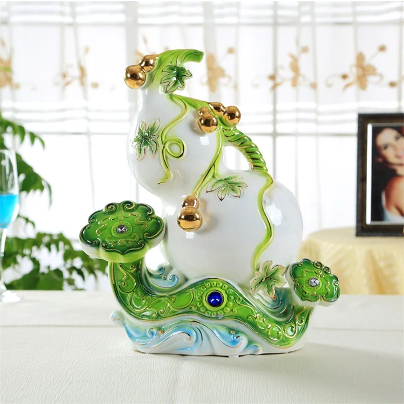 

Gourd living room bedroom TV cabinet wine cabinet decorative ceramic ornaments creative home furnishings indoor art
