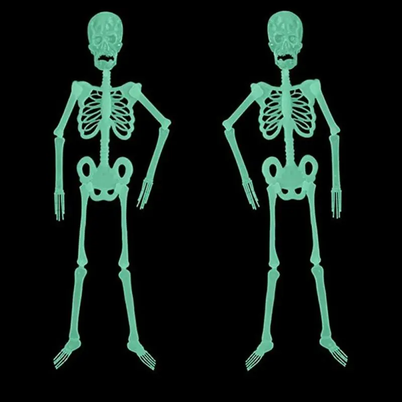 Светящийся Скелет из ПВХ для Хэллоуина 90 см 150 см|Украшения своими руками