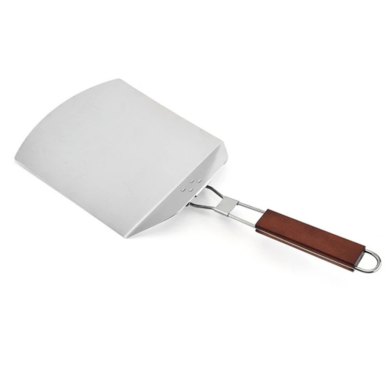 Складное весло из нержавеющей стали для пиццы торта переводное кондитерские