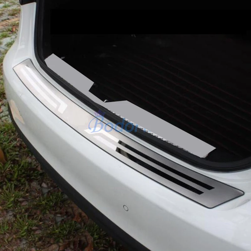 Для Volkswagen VW Tiguan L 2017 2018 задний бампер задняя дверь Накладка на порог #304 аксессуары