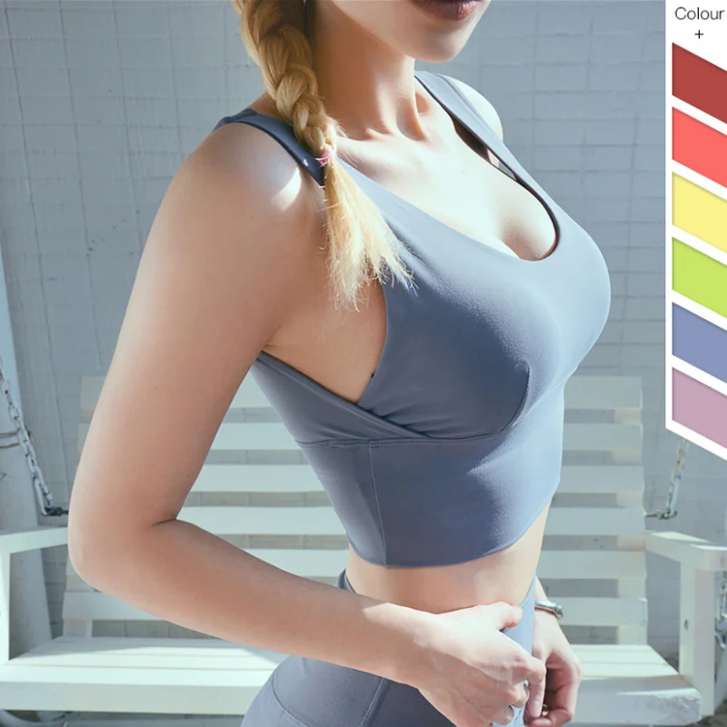 Женский спортивный бюстгальтер сексуальный сетчатый Brathable топ пуш ап женский для