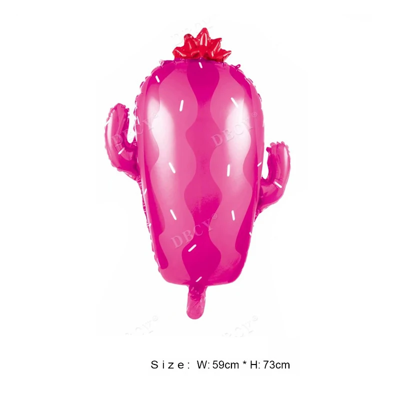 1 шт. большой кактус Гелий Фольги шары День рождения фруктовый шар в виде фламинго