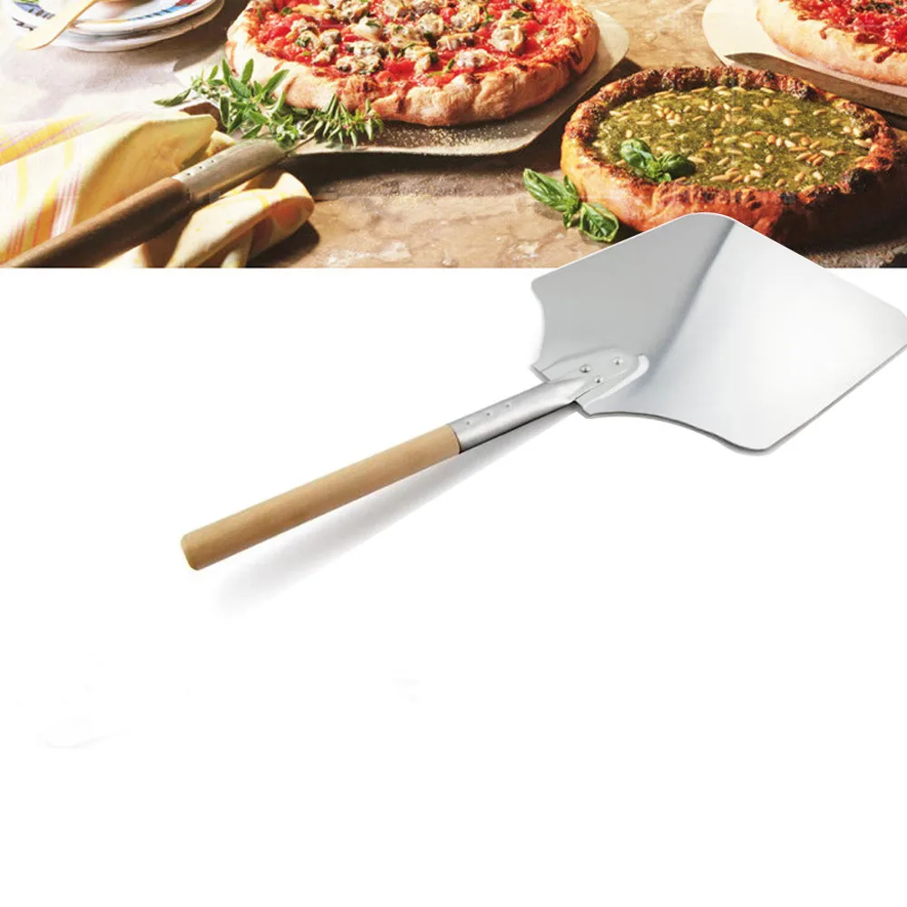 

Pizza Shovel 58 56 66 cm Aluminum Pizza Peel Shovel with Wooden Handle Cake Shovel Baking Tools Cheese Cutter Peels Tool55#