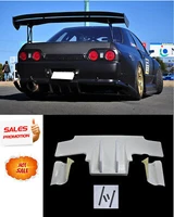 ts style type 2 frp fiber unpainted rear diffuser w metal fitting car accessories exterior kit5pcs for nissan skyline r32 gtr