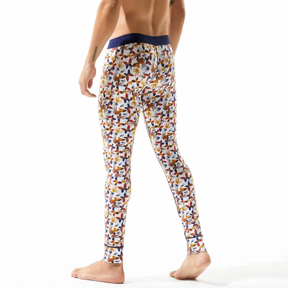 Модное зимнее осеннее нижнее белье мужские кальсоны удобные теплые хлопковые