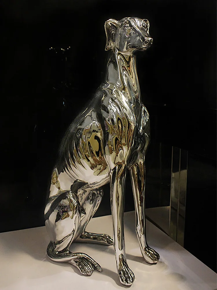 Скульптура собаки в европейском и американском стиле креативное украшение для