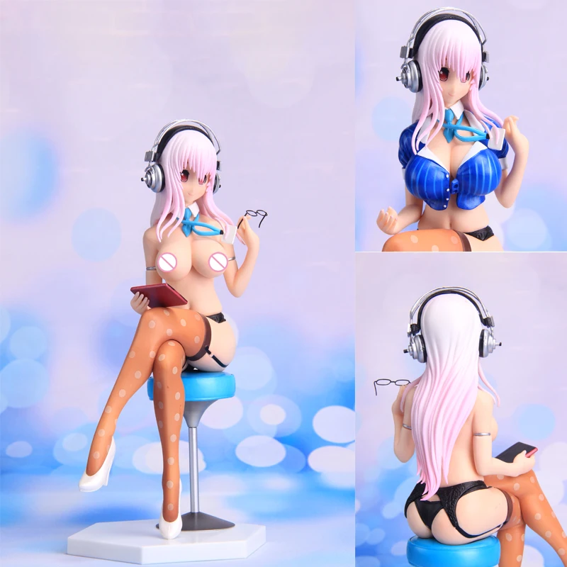 Японское аниме супер звуковая волна фигурка Сексуальная офисная женщина Sonico OL Ver.