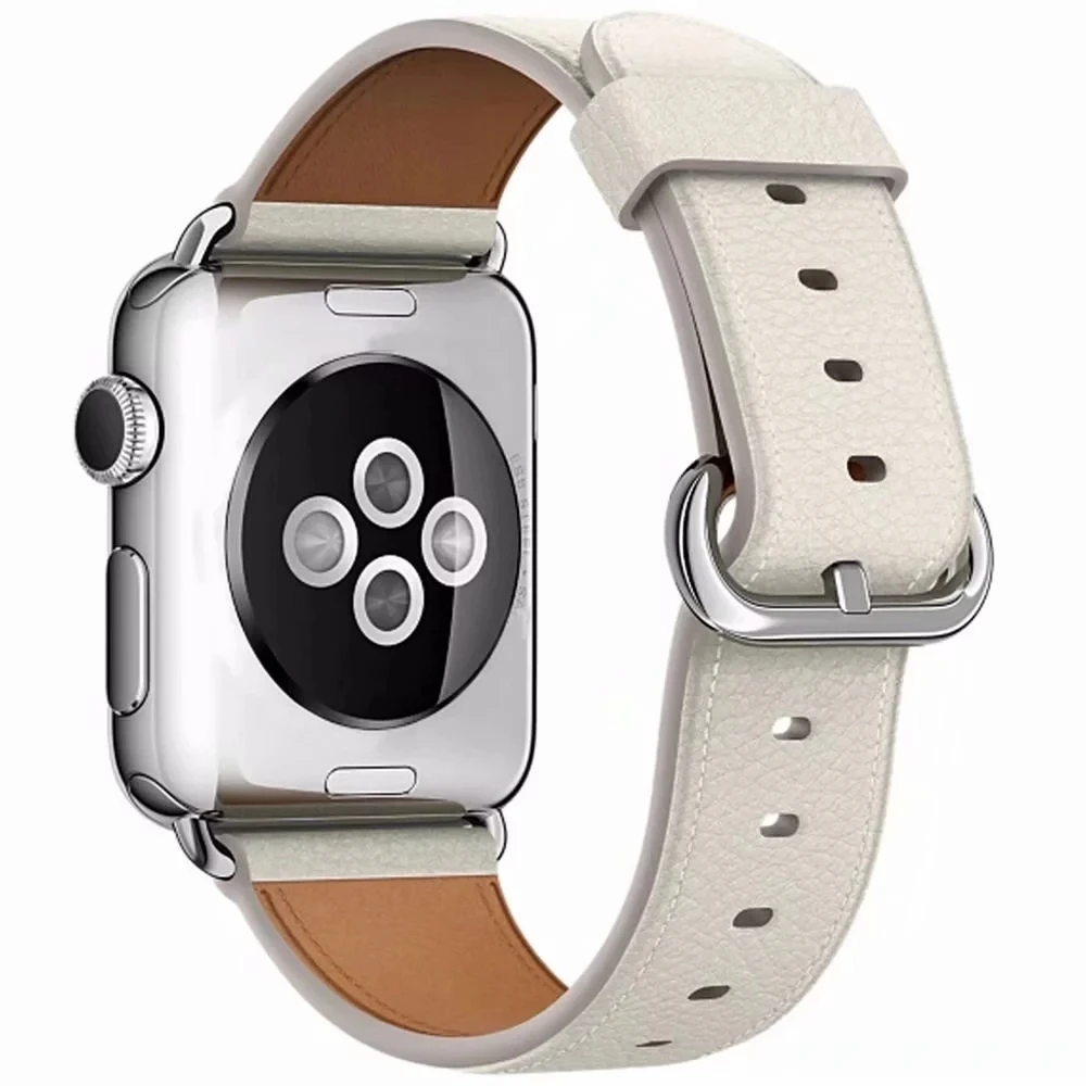 

Watch Band for Apple Watch Series 4 3 2 1 for iwatch Strap 38/42mm Smart Watch Accessories for Apple Watch Wrist Band Leather