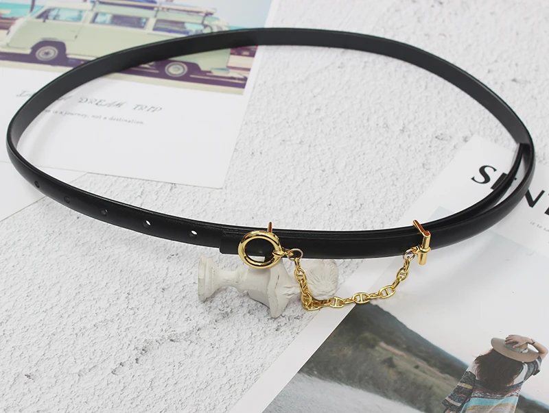 

Belt Ladies Fashion Joker Decoration West Assembly Skirt Chain Belt Cool Ins Wind Leather Jeans with Tide