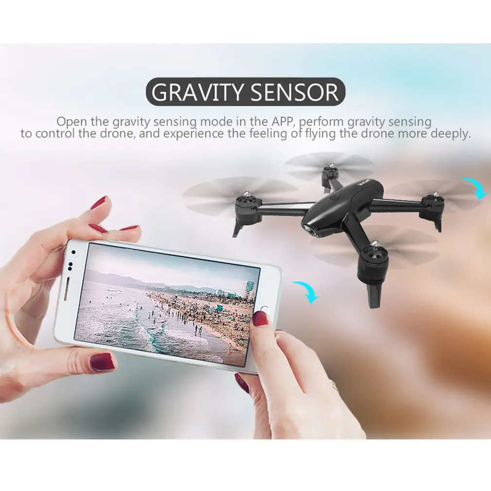 Радиоуправляемый Дрон SG106 с 720P HD камерой FPV WiFi в режиме реального времени с воздушным видео RC Квадрокоптер самолет для радиоуправляемых вертолётов дронов с 2/3 батареями