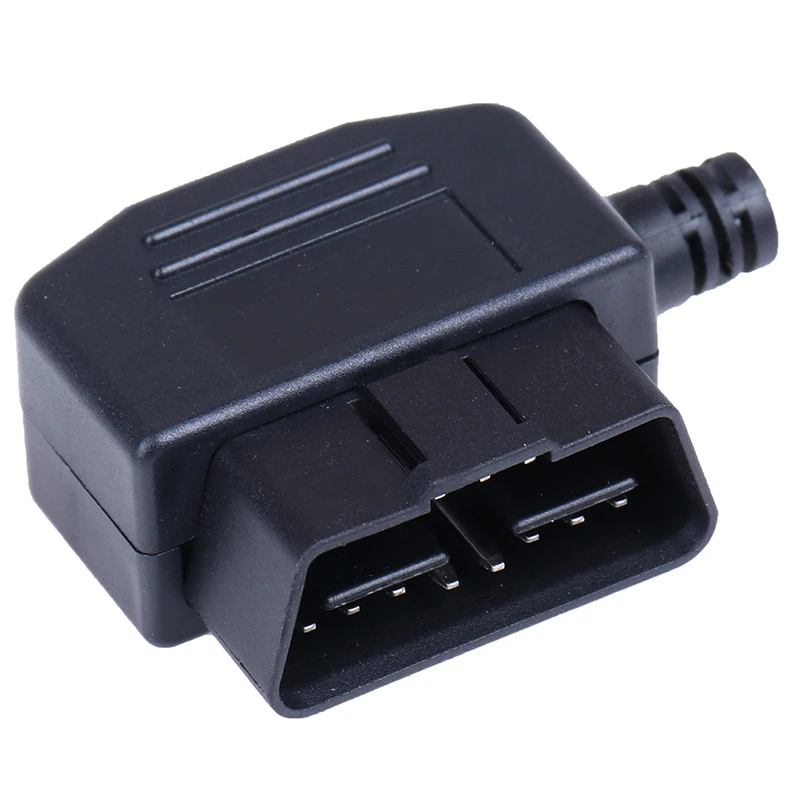 1 компл. OBD II Тип 16 Pin Мужской авто разъем кабель провода розетки с оболочкой и