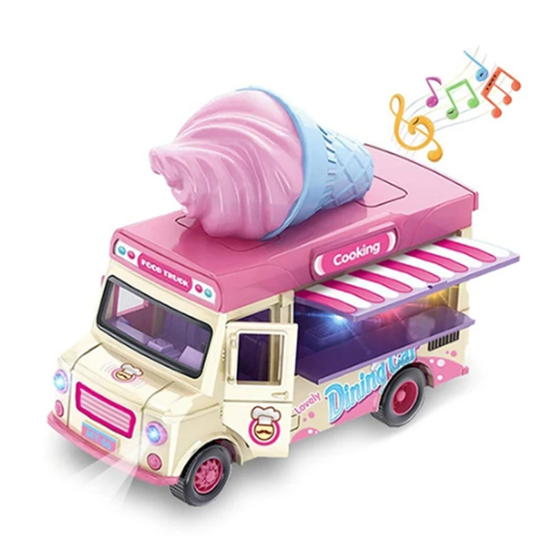 Toy Car with Music Lights and Openable Awning Ice Cream Trolley | Игрушки и хобби