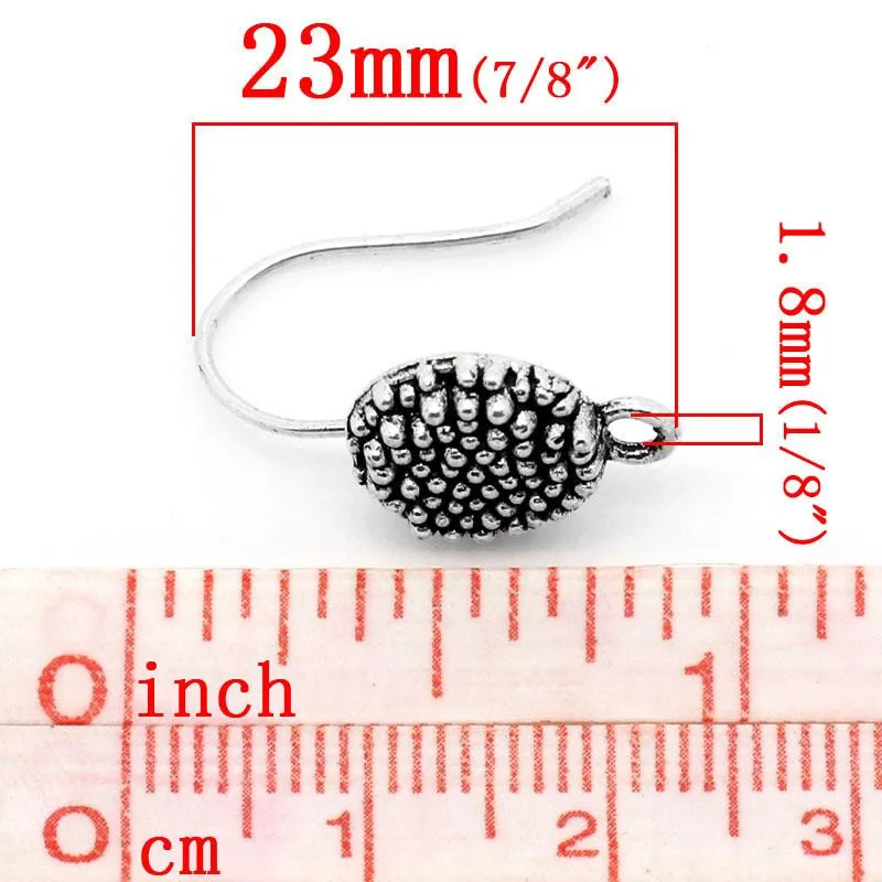 8 сезонов крючки из цинкового сплава для ушей серьги в виде цветка антикварного