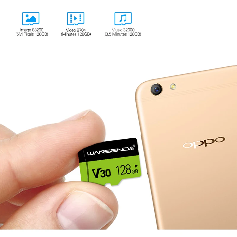 Wansenda Micro SD карта памяти 8 ГБ 16 32 64 128 256 TF для смартфона планшета камеры бесплатный