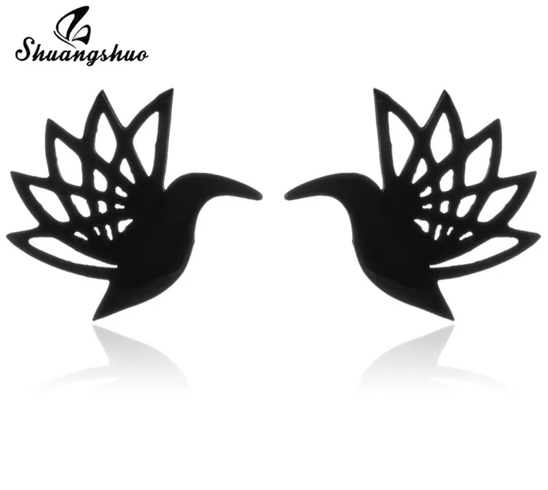 Серьги-гвоздики Shuangshuo в стиле бохо для мужчин и женщин крошечные серьги панк