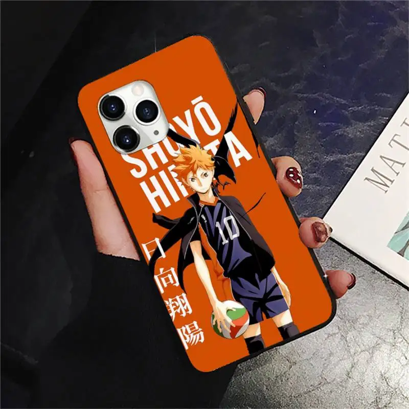 

Haikyuu Hinata Attacks Anime Phone Case for iPhone 11 12 pro XS MAX 8 7 6 6S Plus X 2020 XR Mini