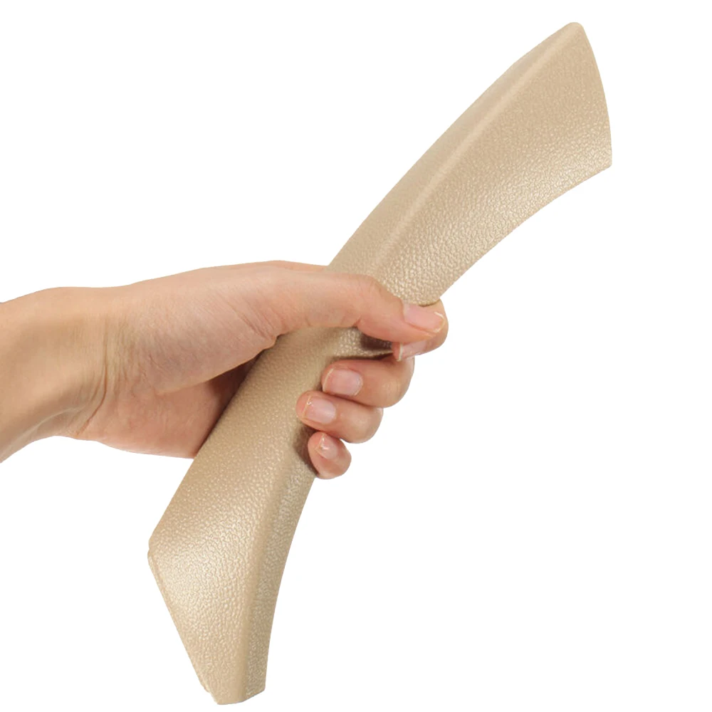 Бежевая правая внутренняя + наружная Дверная панель Ручка Потяните отделка декор