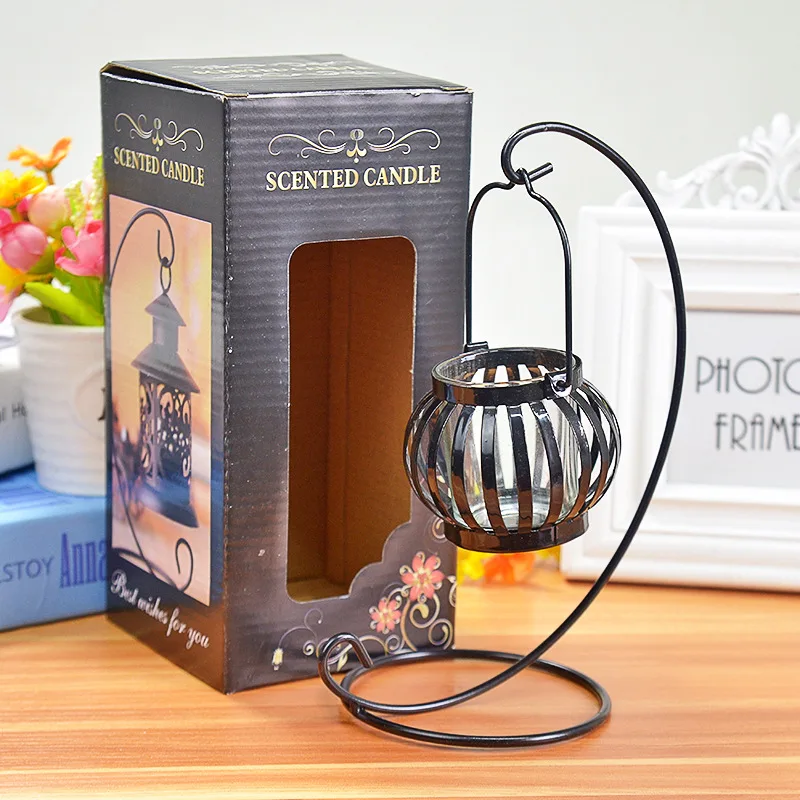 Забавный горячий ретро подсвечник с тыквой креативный современный дизайн