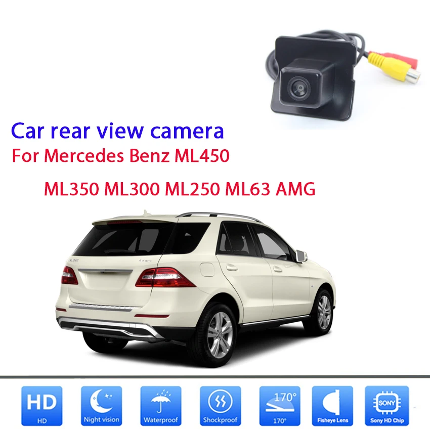 

HD 1080x720P CCD 170 градусов для транспорта камера заднего вида с ночным видением для Mercedes Benz ML450 ML350 ML300 ML250 ML63 AMG