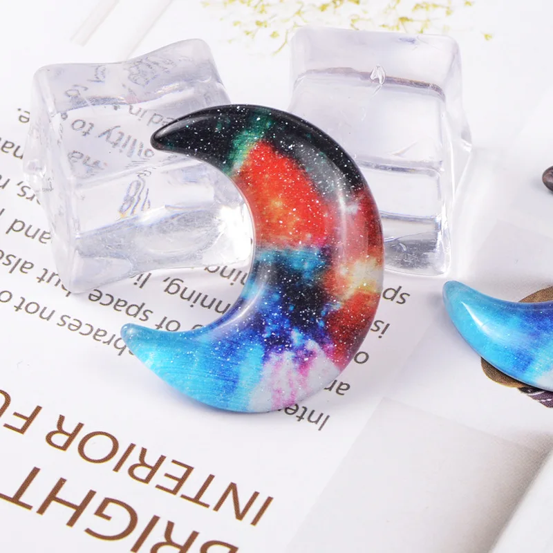 7 цветов смолы Звездные аксессуары в стиле Сейлор Мун супер светильник Глиняное