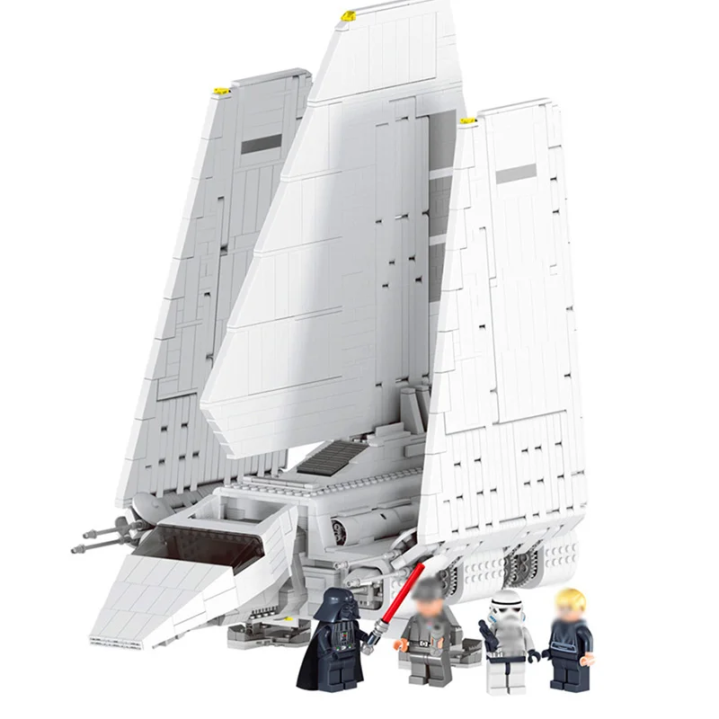 Совместимый Звездный план 10212 LELE wars 35005 Imperial Shuttle набор с фигурами строительные