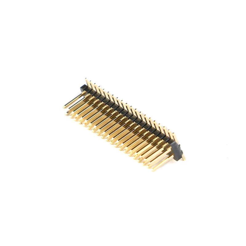 20 шт./лот SMD SMT 2*2/3/4/5/6/7/8/9/10/12/16/20/40/PIN двухрядный штыревой разъем 1,27 мм шаг ленточный соединитель 2X/6/8/10/20