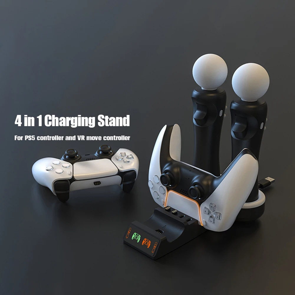 Зарядное устройство для игрового контроллера 4 в 1 PS5 |