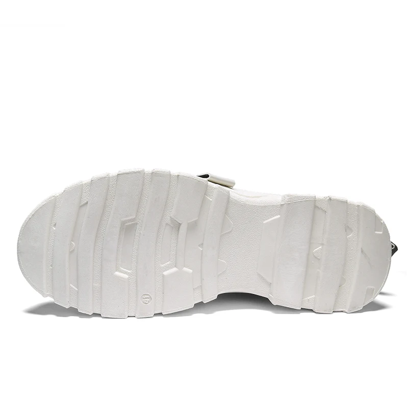 Для мужчин женские ботинки модные мужская толстая подошва ботильоны