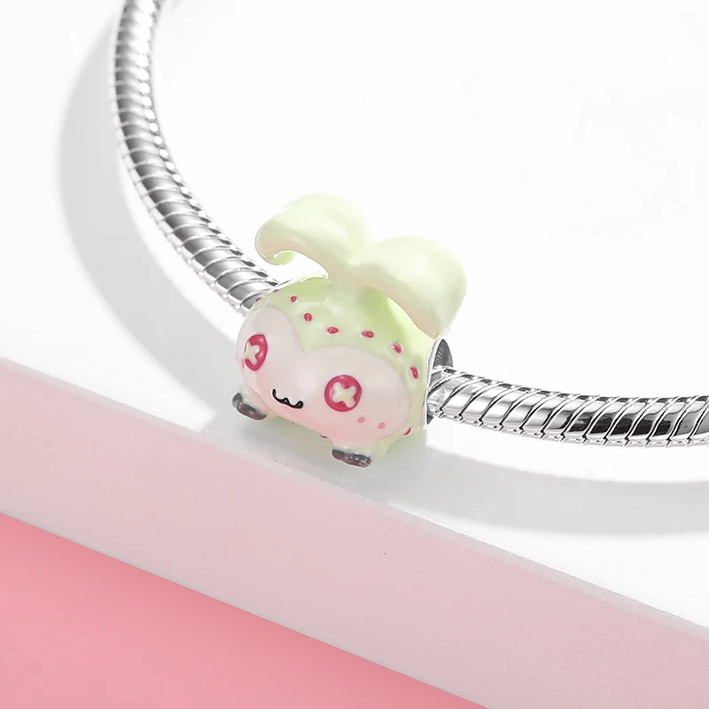 

Famous Animation Baru beast 925 Sterling Silver Cute Beads Charms for Jewelry Making Fit Original Pandora Bracelets 2021