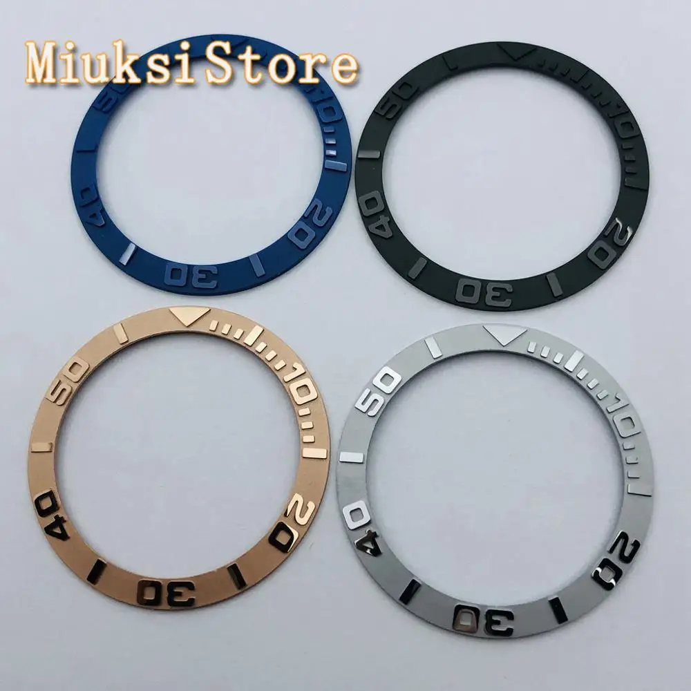 

38mm black blue rose gold gray ceramic bezel insert for 40mm sub automatic men's watch