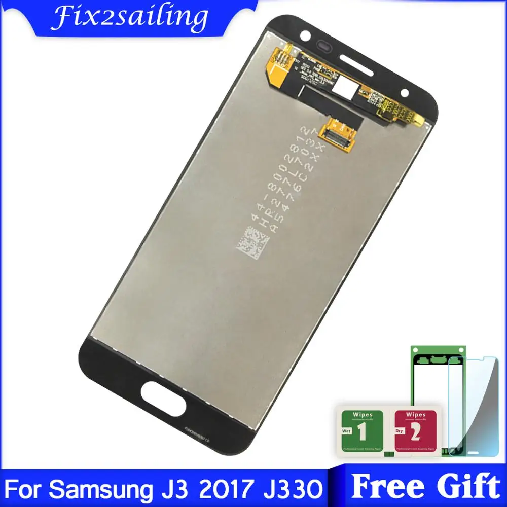 Жк дисплей Super AMOLED для Samsung Galaxy J3 2017 J330 J330F жк с сенсорным экраном и дигитайзером в
