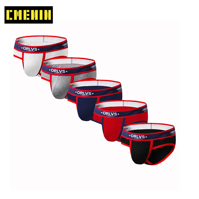 Трусы джоки мужские с надписью 5 шт./лот мягкое пикантное нижнее белье трусы брифы